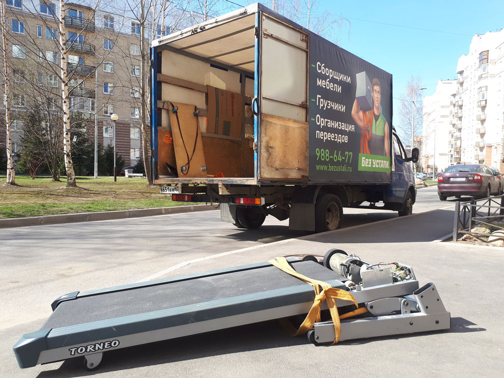 Перевозка беговой дорожки Перевозка беговой дорожки
